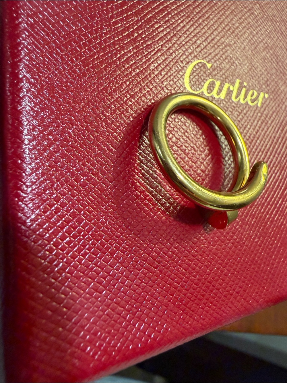 Nail ring in yellow gold - Picture 5 of 7